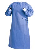 Autoclavable Cloth Surgical Gowns - Blue
